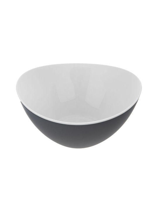 Orion Bol Servire Rotund Din Plastic Gri Cu Diametru 12 cm