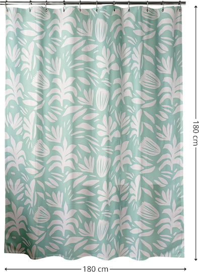 Td Mia Κουρτίνα 180x180cm Τιρκουάζ 1103800 Td Mia Κουρτίνα 180x180cm Τιρκουάζ 1103800