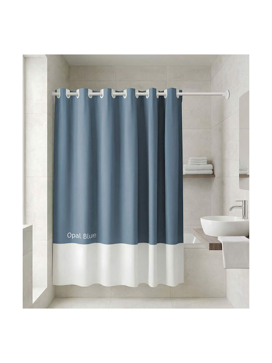 Estia Κουρτίνα Μπάνιου 180x200cm Opal Blue