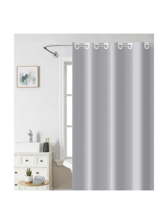 Nima Κουρτίνα Μπάνιου 180x200cm Light Gray
