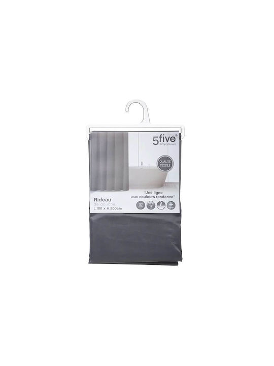 Marva Marva Fabric Shower Curtain 180x200cm Gray