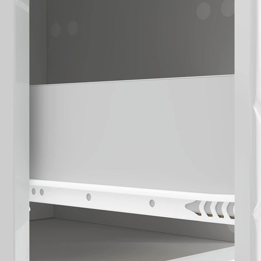 Büroaufbewahrungsschublade und -schrank Holzweiß 66x34,5x90cm