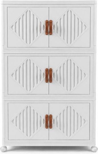 Kleiderschrank Büro Ice White 70x41x115cm