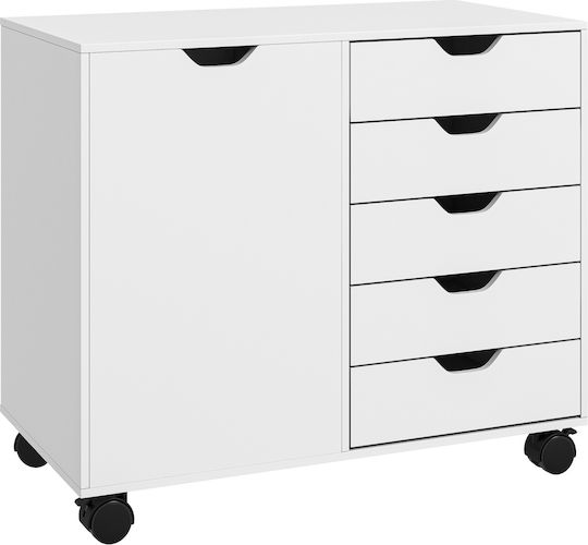 Office Storage Drawers & Cabinets HomCom Office Drawer 78x40x66.5cm
