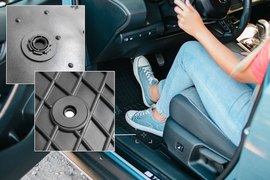 Rubber Mats Set Toyota Aygo Hatchback From 2005 To 2014