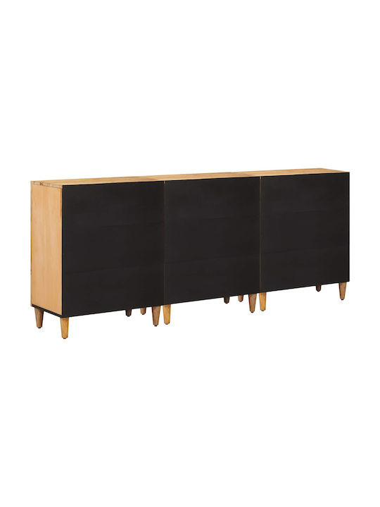vidaXL Kommode Schlafzimmer Holz mit 7 Schubladen Braune 75x33.5x60cm