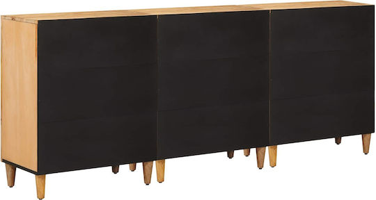 vidaXL Kommode Schlafzimmer Holz mit 7 Schubladen Braune 75x33.5x60cm
