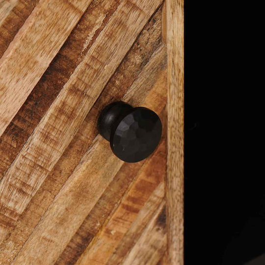 Συρταριέρα Κρεβατοκάμαρας Ξύλινη Καφέ 80x33.5x75εκ.