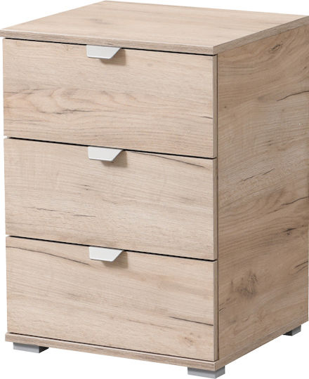 Nachttisch Duero 3F Grey Oak 45x40x63cm