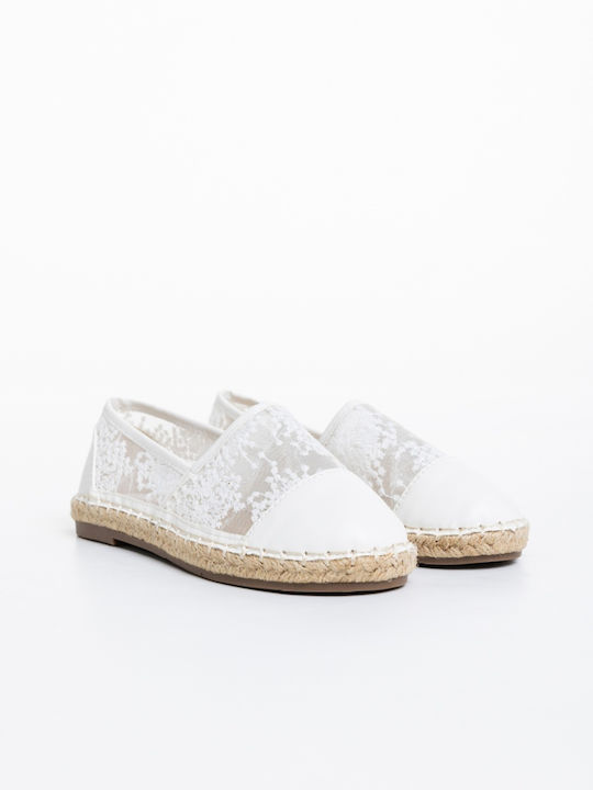 Παιδικές Εσπαντρίγιες Slip-On Λευκές