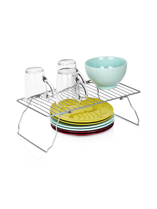 Storage Solutions Półka Na Blat Kuchenny Metalowa Na Nóżkach 37 X 21 X 13,5 Cm