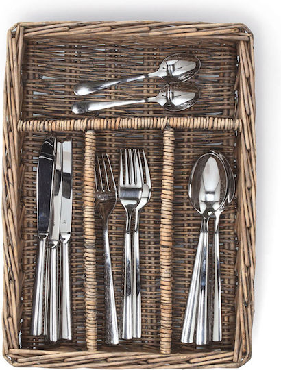 Zeller Besteckeinsätze für Schubladen Hölzernes 35x25x7cm