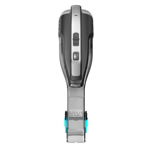 Black & Decker Wiederaufladbarer Handstaubsauger 12V Silber