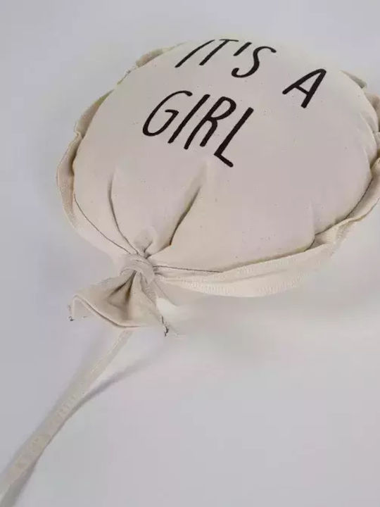 Childhome Детска Декорация за Стена Балон Бежов Балон Girl 26x8x26εκ.