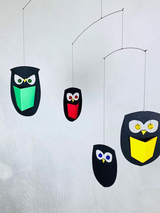 Flensted Mobiles Kids Room Decorative Mobile Animals Wise Owls 45εκ.