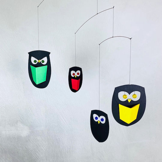 Flensted Mobiles Παιδικό Διακοσμητικό Μόμπιλε Δωματίου Σοφές Κουκουβάγιες 45εκ.