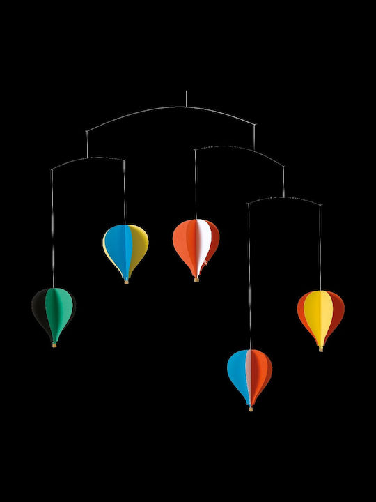 Flensted Mobiles Kids Room Decorative Mobile Hot air balloons 53x62cm