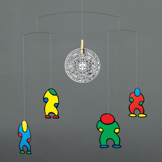 Flensted Mobiles Kids Wall Decor Hanging Wooden Fluxus 46cm