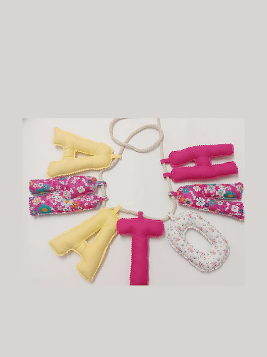Magnolia Handmade Kinder Dekoratives Banner aus Stoff