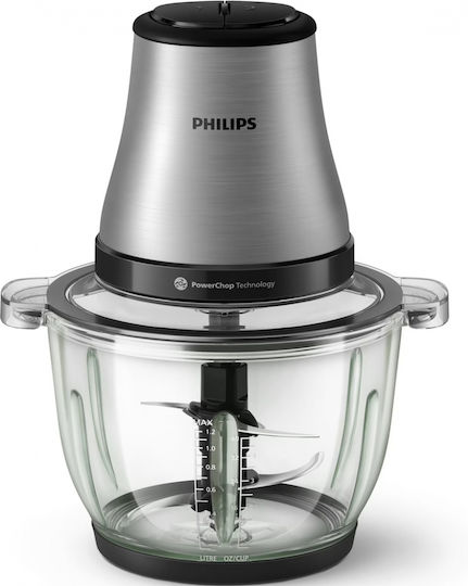 Philips 3000 Series Πολυκόπτης Multi 500W με Δοχείο 2lt Inox