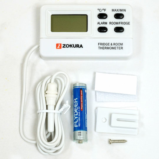 Zokura Termometru Digital de Frigider cu Sondă