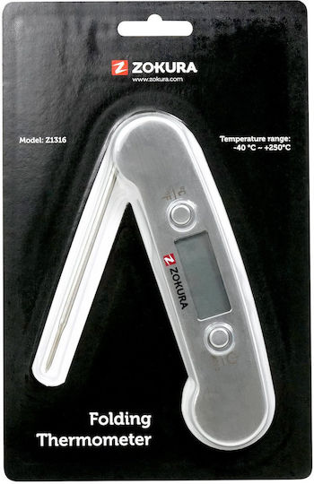 Zokura Digital BBQ Thermometer with Probe +40°C / +40°C