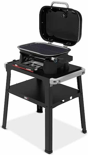 Weber Lumin Compact Επιτραπέζια Ηλεκτρική Ψησταριά Σχάρας 2200W με Καπάκι 43x28εκ.