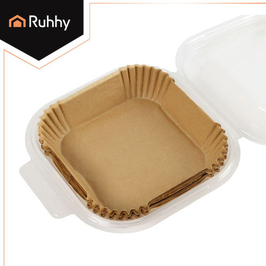 Ruhhy Non-stick Papers for Air Fryer 16x16cm 100 Pieces