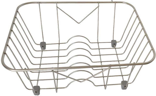 Sanitec Νο 13 Στραγγιστήρι Γούρνας Inox Ασημί 37x33x12cm