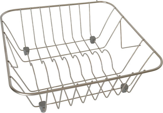 Sanitec Νο 13 Στραγγιστήρι Γούρνας Inox Ασημί 37x33x12cm