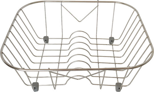 Sanitec No 3 Sink Strainer Inox Silver 40x31x31cm