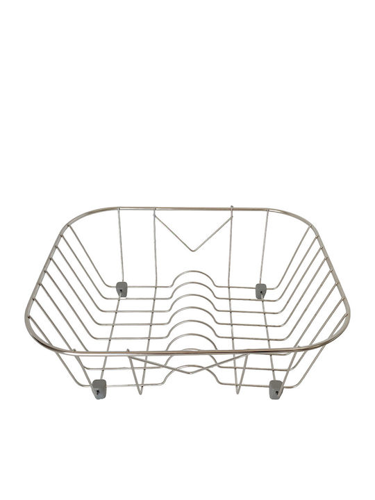 Sanitec No 9 Στραγγιστήρι Γούρνας Inox Ασημί 32x40cm
