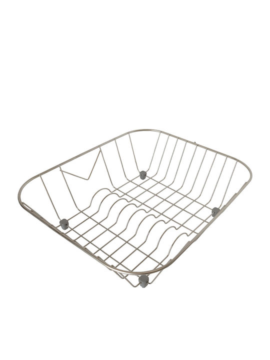 Sanitec No 9 Στραγγιστήρι Γούρνας Inox Ασημί 32x40cm