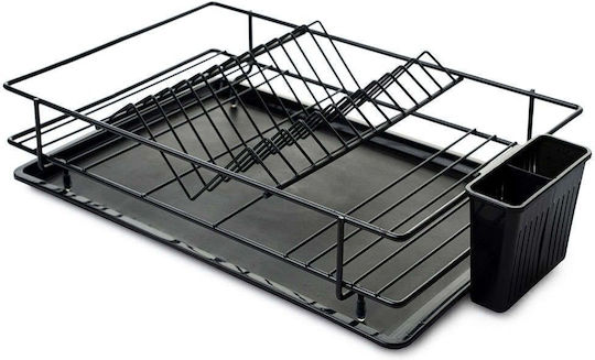 Hermia Metallic Black Sink Strainer 47x31x11cm