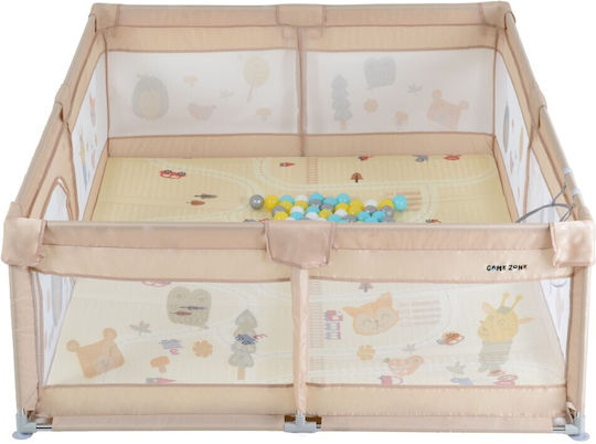 Moni Gamezone Babypark mit Matratze Beiges 180x200cm