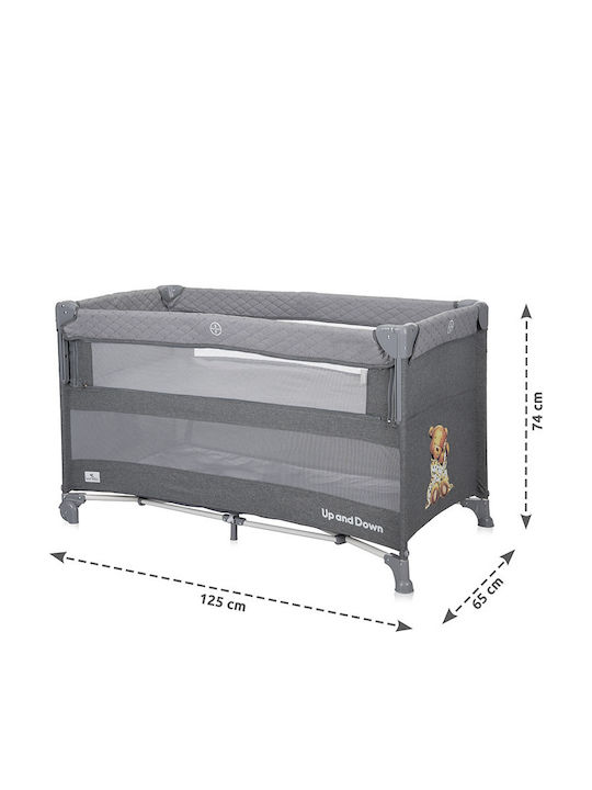 Lorelli Up & Down Flying Friends Playpen 2 Levels Beige 125x65cm