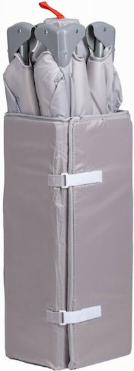 FreeOn Loc de joacă cu Saltea Gri 60x120cm