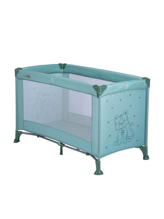 FreeOn Playpen with Mattress Green 60x120cm