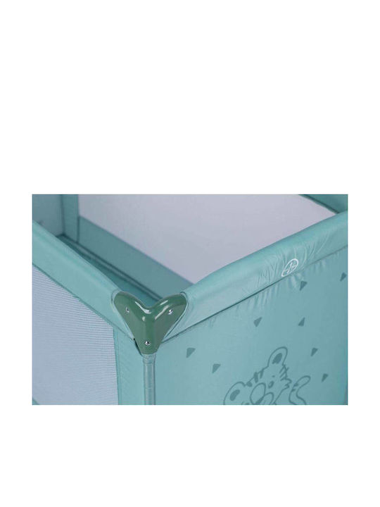 FreeOn Playpen with Mattress Green 60x120cm