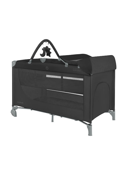 Kikka Boo So Gifted Plus Playpen 2 Levels With Changing Table & Black Mattress 125x65cm