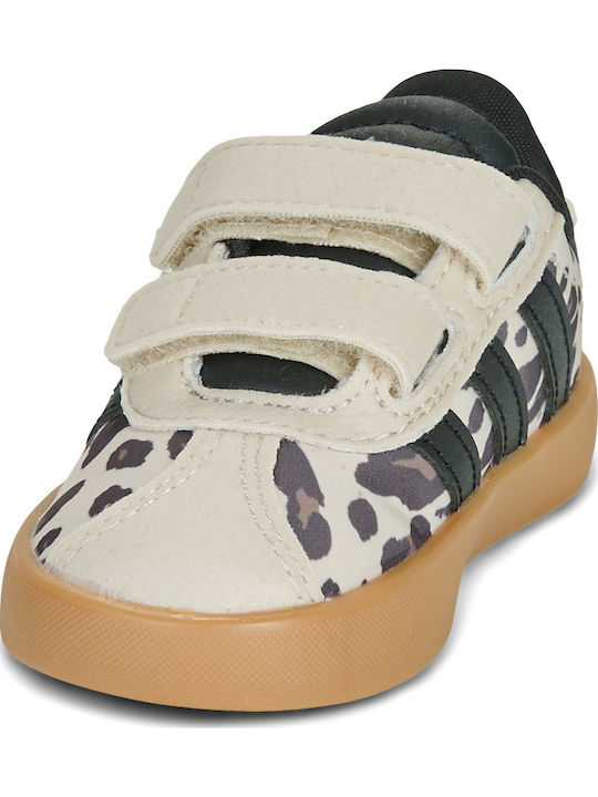 Vl Court 3.0 Cf Kids Sneakers with Hoop & Loop Closure Brown