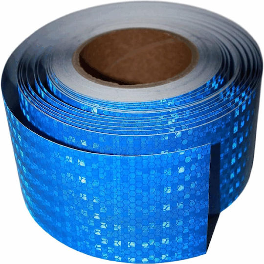 Bandă reflectorizantă în Albastru Culori 5m x 5cm