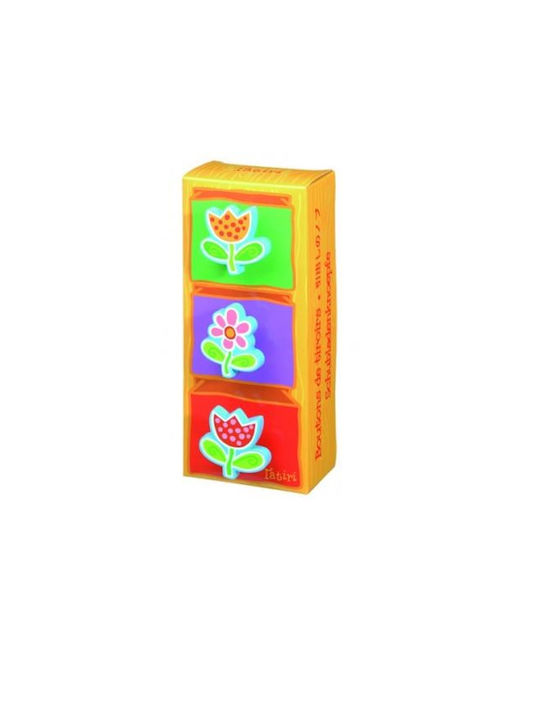 Anemi Collection Blumen Kinder Knopf Möbelgriff aus Hölzernes in Mehrfarbig Farbe 100mm 505277 1Stück