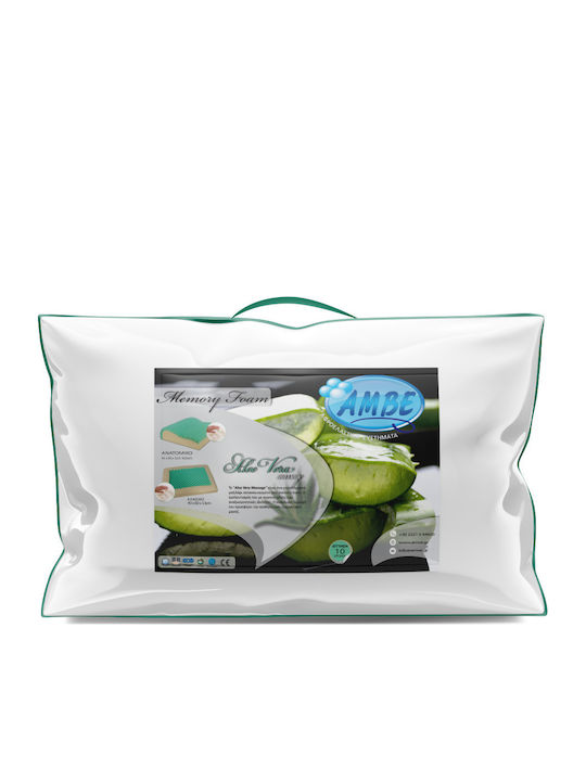 Amve Aloe Vera Μαξιλάρι Ύπνου Memory Foam 40x60x13cm