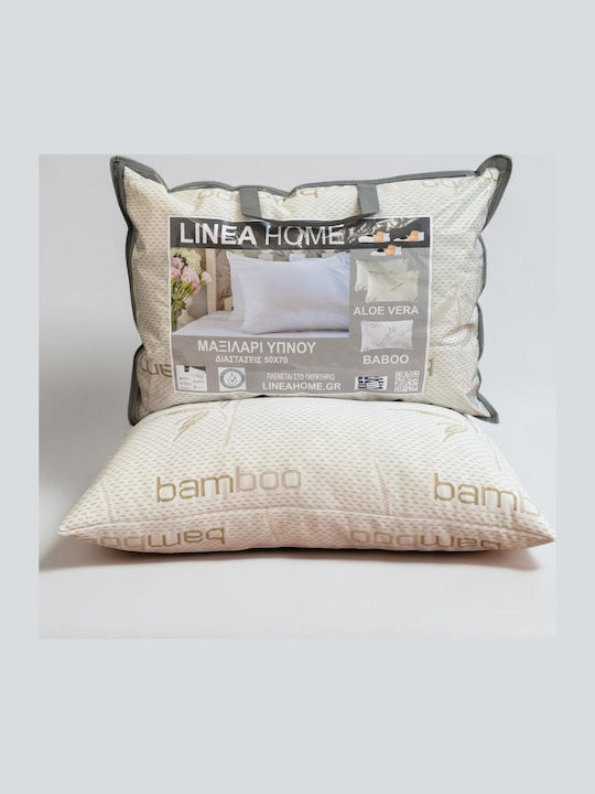 Linea Home Бамбукова Възглавница За Спане Силиконова Бамбук 50x70см
