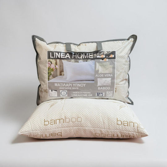 Linea Home Bamboo Kopfkissen mit Silikon 50x70cm