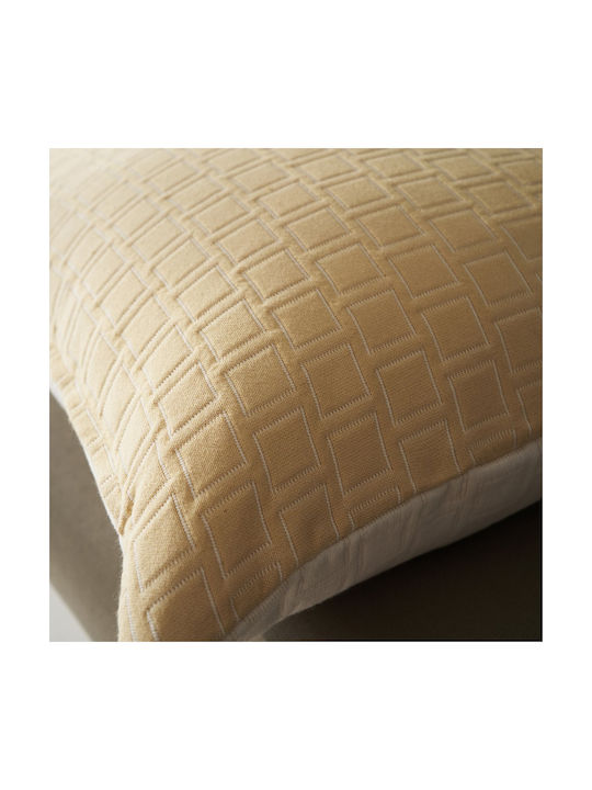 Gofis Home Decorative Pillow Case Sun from 100% Cotton Sun Yellow 50x50cm