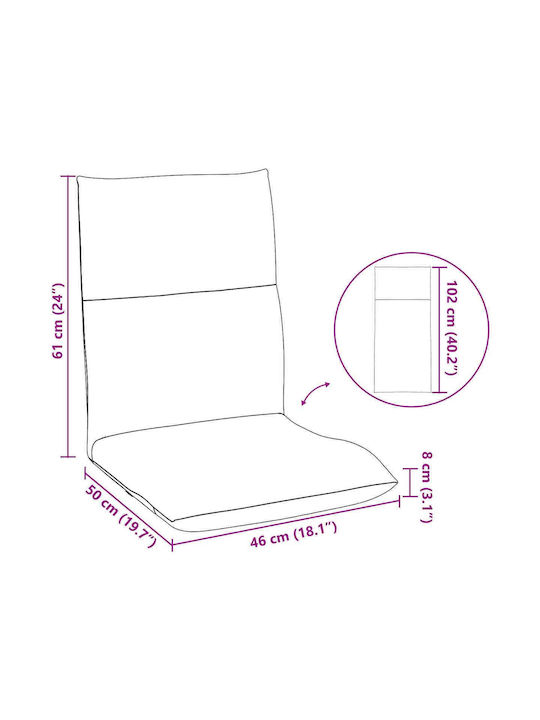 vidaXL Velvet Decorative Pillow Case Beige 50x61cm