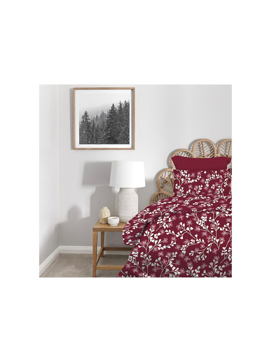 Astron Italy Σετ Μονά Red Wine 175x260cm