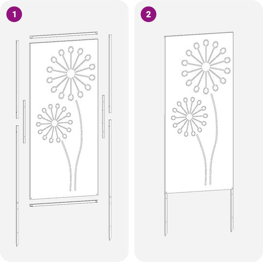 vidaXL Garden Decoration 50x1.7x140cm 876301